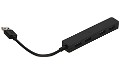 4-Port USB 3.0 Hub With UK Power Adapter
